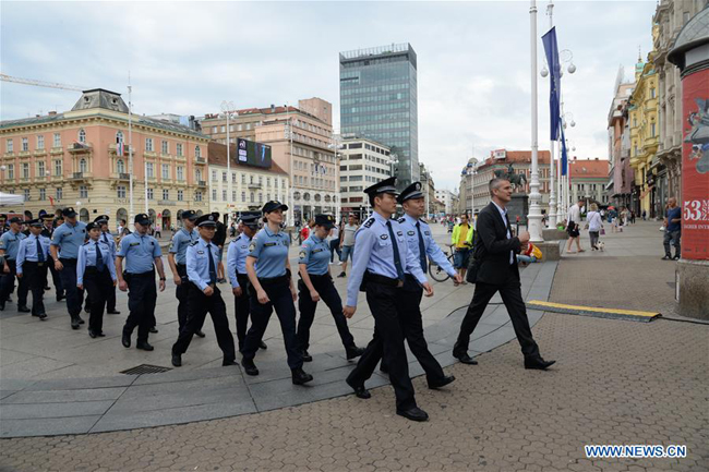 Kineski i hrvatski policajci u drugoj zajedničkoj patroli_fororder_police 1