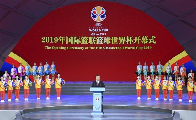 Peking: Si prisustvovao ceremoniji otvaranja Svetskog prvenstva u košarci 2019._fororder_Xi 1