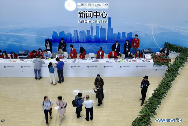 Više od 4.300 novinara registrovano za Drugi kineski međunarodni sajam uvoza_fororder_Media center3